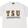 Vintage grey Single Stitch Made in USA TSU Gymnastics Travaux T-Shirt - mens large