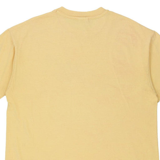 Vintage yellow Single Stitch Made in USA I Want It Now Hanes T-Shirt - mens x-large