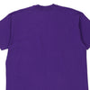 Vintage purple Single Stitch Made in USA Bvd T-Shirt - mens x-large