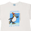 Vintage white Single Stitch Boxy Fit International Antarctic Centre T-Shirt - womens x-large