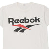 Vintage white Bootleg Reebok T-Shirt - mens large