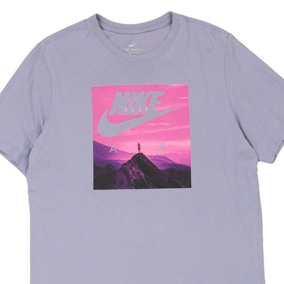 Vintage purple Nike T-Shirt - mens medium