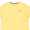 Vintage yellow Nautica T-Shirt - mens x-large