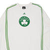 Vintage white Boston Celtics Adidas Long Sleeve T-Shirt - mens xx-large