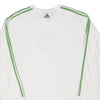 Vintage white Boston Celtics Adidas Long Sleeve T-Shirt - mens xx-large