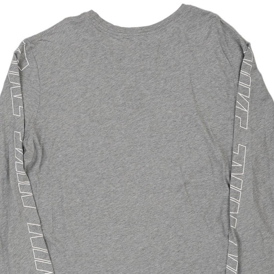 Vintage grey Nike Long Sleeve T-Shirt - mens x-large