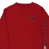 Vintage red Nautica Long Sleeve T-Shirt - mens xx-large