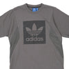 Vintage grey Adidas T-Shirt - mens medium