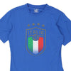 Vintage blue Italia Puma T-Shirt - mens medium