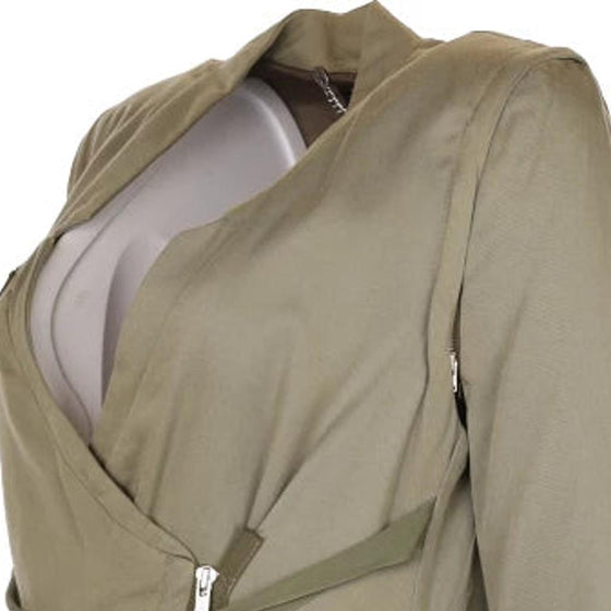 Vintage khaki Twin Set Simona Barbieri Jacket - womens medium