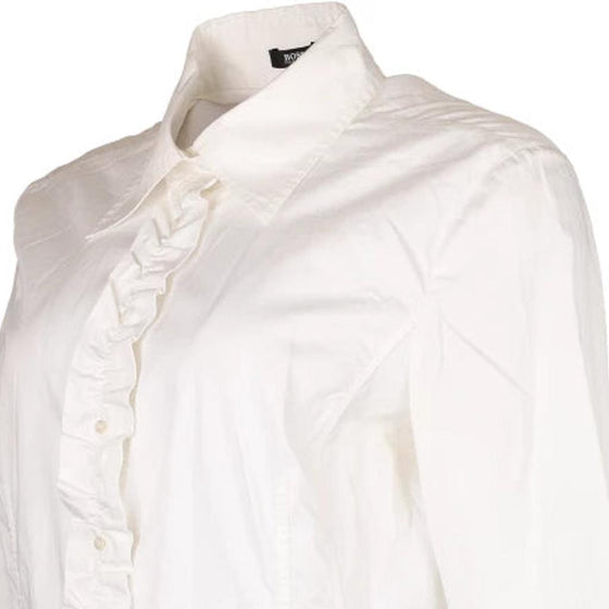 Vintage white Hugo Boss Shirt - womens medium