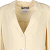 Vintage cream Couture Moschino Blazer - womens large