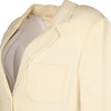 Vintage cream Couture Moschino Blazer - womens large