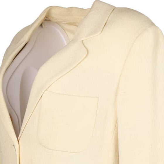 Vintage cream Couture Moschino Blazer - womens large