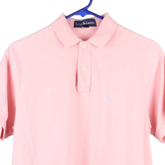 Vintage pink Ralph Lauren Polo Shirt - mens small