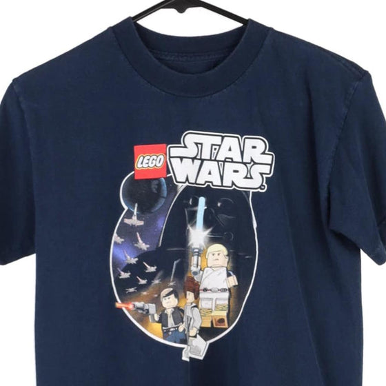 Vintage navy Age 10-12 Star Wars T-Shirt - boys large