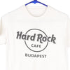 Vintage white Age 10-12 Budapest Hard Rock Cafe T-Shirt - boys medium