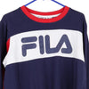 Vintage navy Age 12-14 Fila Sweatshirt - girls x-large