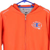 Vintage orange Age 13-14 Champion Hoodie - boys x-large