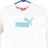 Vintage white Age 6-7 Puma Long Sleeve T-Shirt - girls small