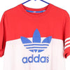 Vintage block colour Adidas T-Shirt - mens medium