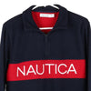 Vintage navy Nautica Fleece - mens small