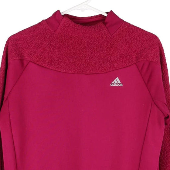 Vintage pink Adidas Fleece - womens medium