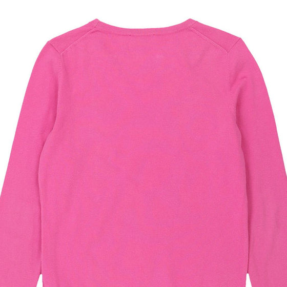 Tommy Hilfiger Jumper - Small Pink Cotton