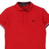 Vintage red Fred Perry Polo Shirt - mens small