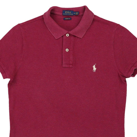 Polo by Ralph Lauren Skinny Fit Polo Shirt - Medium Pink Cotton