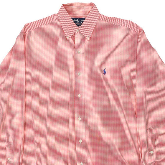 Vintage pink Ralph Lauren Shirt - mens medium