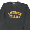 Vintage grey Emerson College Russell Athletic Sweatshirt - mens small