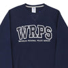 Vintage navy WRPS Russell Athletic Sweatshirt - mens small