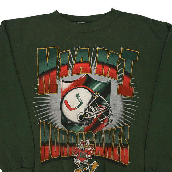 Vintage green Miami Hurricanes Tnt Sweatshirt - mens xx-large