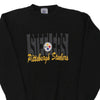 Vintage black Pittsburgh Steelers Logo 7 Sweatshirt - mens medium