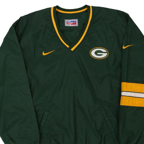 Vintage green Green Bay Packers Nike Windbreaker - mens x-large