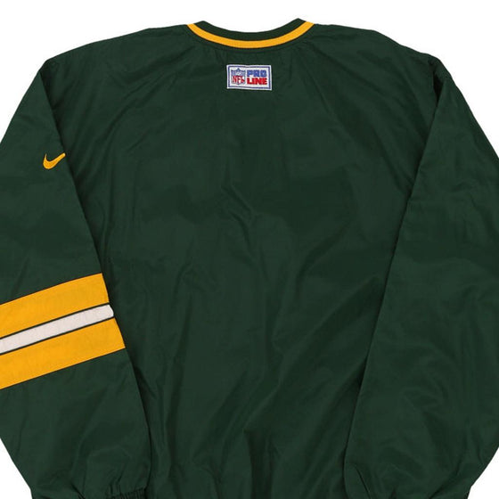 Vintage green Green Bay Packers Nike Windbreaker - mens x-large