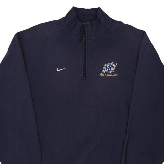 Vintage navy MC Field Hockey Nike 1/4 Zip - mens large