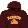 Vintage burgundy Minnesota Marching Band Signature Concepts Hoodie - mens medium