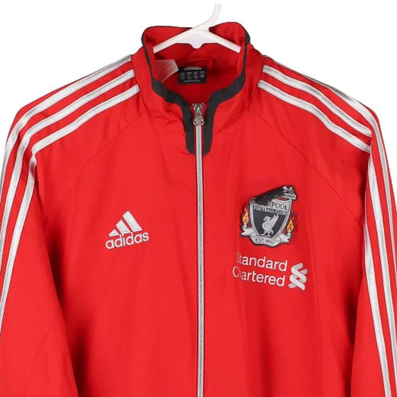 Vintage red Age 15-16 Liverpool FC Adidas Zip Up - boys x-large