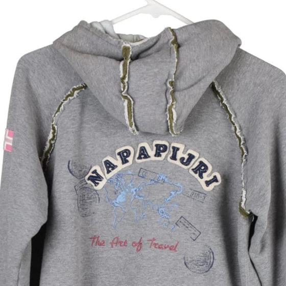 Vintage grey Age 14  Napapijri Hoodie - boys large