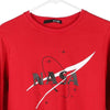 Vintage red NASA Live 978 Sweatshirt - mens small