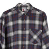 Vintage blue The Big Apple Flannel Shirt - mens large