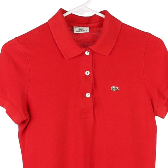 Vintage red Lacoste Polo Shirt - womens small