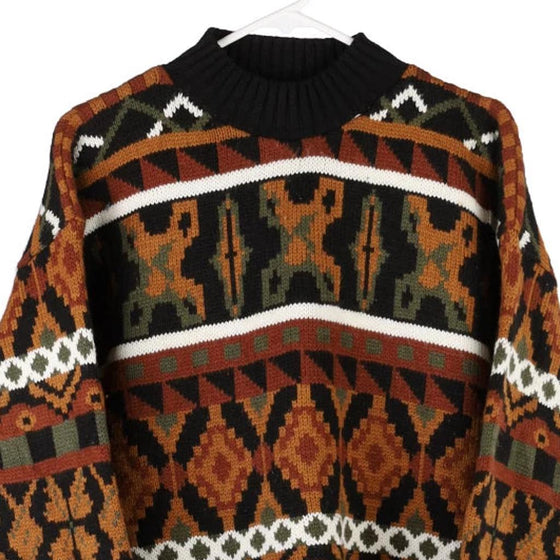 Vintage brown Spasso Jumper - mens large