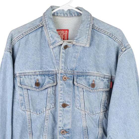 Vintage light wash World Of Jeans Denim Jacket - womens large