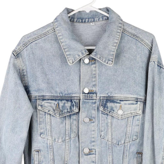 Vintage light wash Unbranded Denim Jacket - womens large