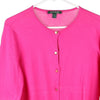 Vintage pink Ralph Lauren Cardigan - womens large