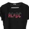 Vintage black Ac/Dc T-Shirt - womens large