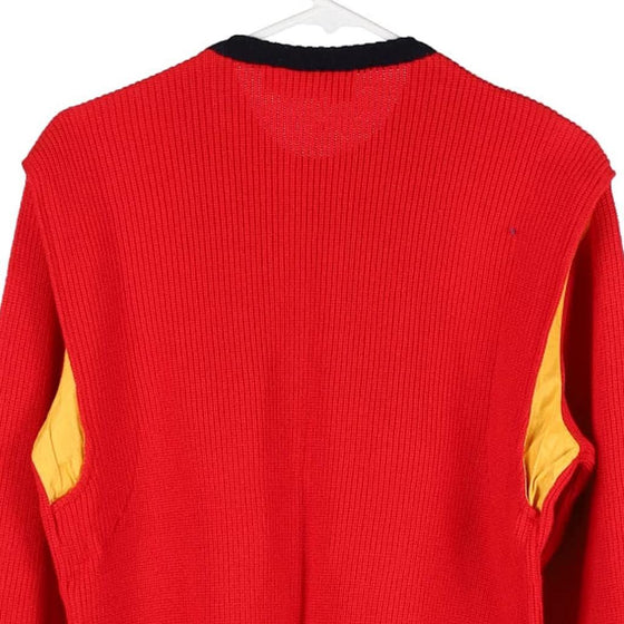 Vintage red Navigare Jumper - mens small